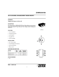 Datasheet ZXMN3A01 производства Zetex